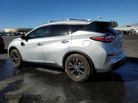 2018 Nissan Murano SV z VIN 5N1AZ2MG7JN182678, wystawiony jako Copart lot #80289635 z przebiegiem 136 267 mil mil oraz Czysty tytuł • Clean title. Historia ofert i sprzedaży dostępna na DreamBid. Obrazek 2.