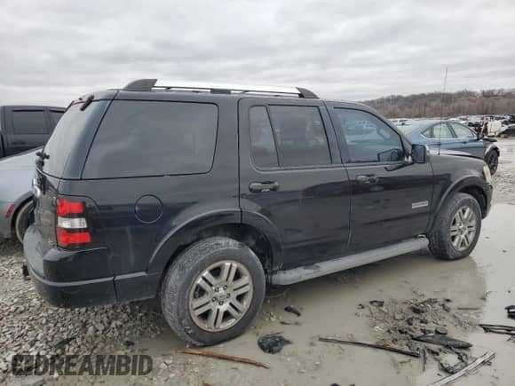 2008 Ford Explorer Limited with VIN 1FMEU75E58UA64719, listed as a Copart auction lot 47596755 with 163,626 mi miles and Salvage title. Bid and sale history available at DreamBid. Image 3.