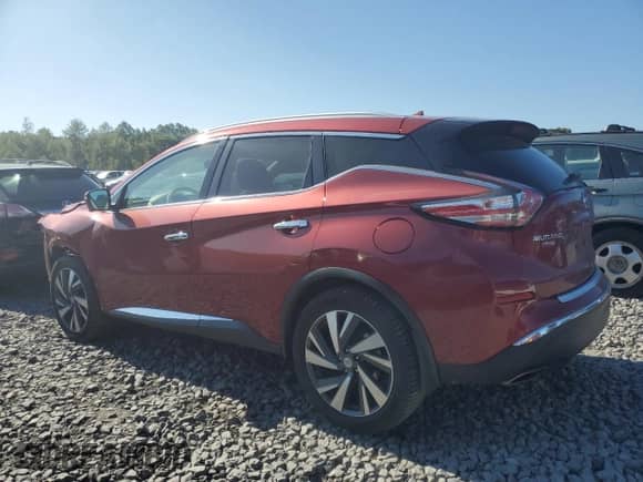 2015 Nissan Murano Platinum with VIN 5N1AZ2MHXFN229900, listed as a Copart auction lot 81018205 with 114,787 mi miles and Salvage title. Bid and sale history available at DreamBid. Image 2.