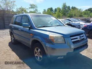 2006 Honda Pilot EX-L z VIN 2HKYF18656H520027, wystawiony jako IAAI lot #43001943 z przebiegiem 244 131 mil mil oraz . Historia ofert i sprzedaży dostępna na DreamBid. Obrazek 1.