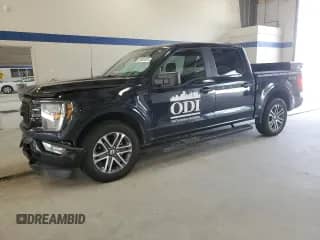 2023 Ford F-150 XL with VIN 1FTEW1CPXPKF82786, listed as a Copart auction lot 81963525 with 87,629 mi miles and Salvage title. Bid and sale history available at DreamBid. Image 1.