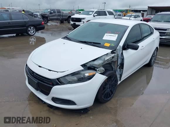 2016 Dodge Dart SXT Sport Blacktop with VIN 1C3CDFFA4GD819525, listed as a IAAI auction lot 42480662 with 102,038 mi miles and . Bid and sale history available at DreamBid. Image 2.