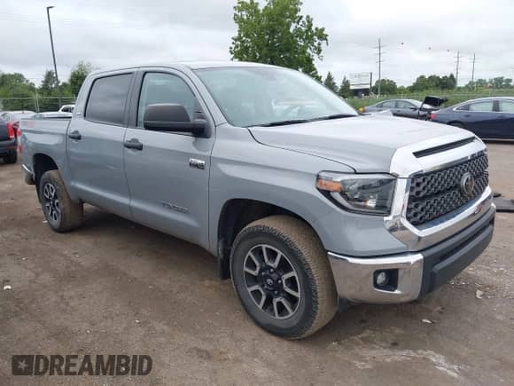 2021 Toyota Tundra SR5 with VIN 5TFDY5F18MX037950, listed as a IAAI auction lot 43029193 with 52,984 mi miles and . Bid and sale history available at DreamBid. Image 1.