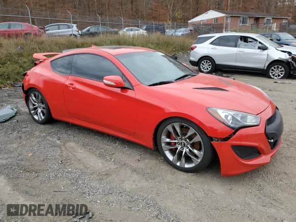 2014 Hyundai Genesis Coupe Grand Touring с VIN KMHHU6KJ9EU116034, выставлен на аукционе Copart как лот 80573814 с пробегом 150 324 миль миль и Списание • Salvage title. История ставок и продаж доступна на DreamBid. Изображение 4.