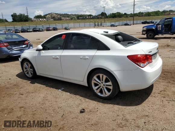 2014 Chevrolet Cruze LTZ with VIN 1G1PG5SB4E7295746, listed as a Copart auction lot 66051135 with 126,031 mi miles and Salvage title. Bid and sale history available at DreamBid. Image 2.