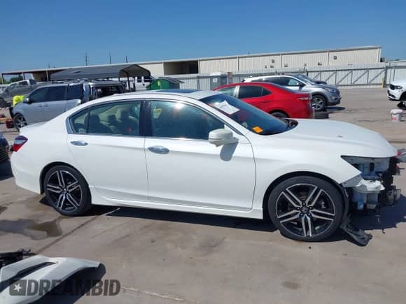 2017 Honda Accord Touring with VIN 1HGCR3F93HA040834, listed as a IAAI auction lot 41979952 with 79,686 mi miles and . Bid and sale history available at DreamBid. Image 14.