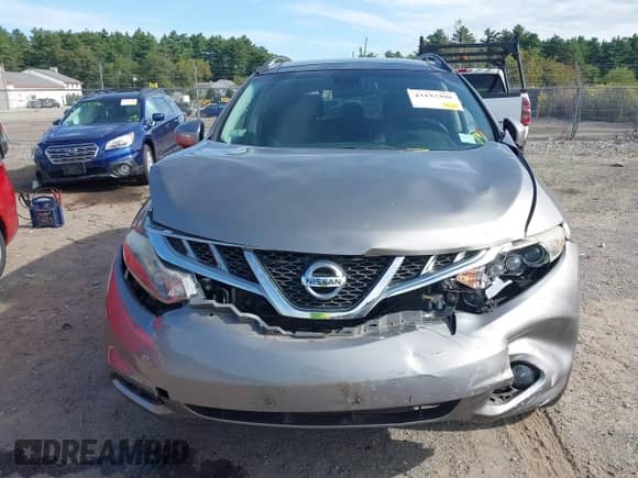 2012 Nissan Murano SL with VIN JN8AZ1MW1CW202625, listed as a IAAI auction lot 43193396 with 125,555 mi miles and . Bid and sale history available at DreamBid. Image 12.