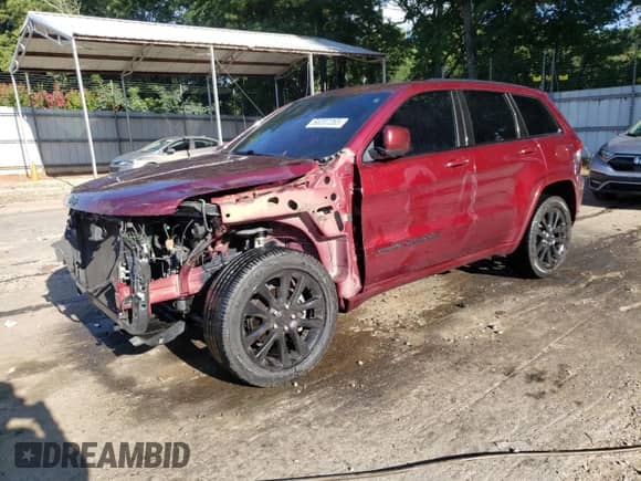 2019 Jeep Grand Cherokee Altitude with VIN 1C4RJEAG1KC596637, listed as a Copart auction lot 66207265 with 90,658 mi miles and Salvage title. Bid and sale history available at DreamBid. Image 1.