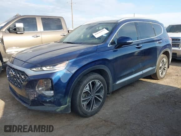 2020 Hyundai Santa Fe SEL with VIN 5NMS3CAA3LH285659, listed as a IAAI auction lot 42839132 with 99,410 mi miles and . Bid and sale history available at DreamBid. Image 17.