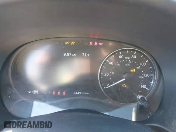 2023 Nissan Kicks SR with VIN 3N1CP5DV2PL509485, listed as a IAAI auction lot 43218725 with 34,491 mi miles and . Bid and sale history available at DreamBid. Image 7.