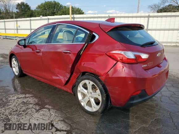 2017 Chevrolet Cruze Premier with VIN 3G1BF6SM0HS503874, listed as a Copart auction lot 80345895 with 81,330 mi miles and Salvage title. Bid and sale history available at DreamBid. Image 2.