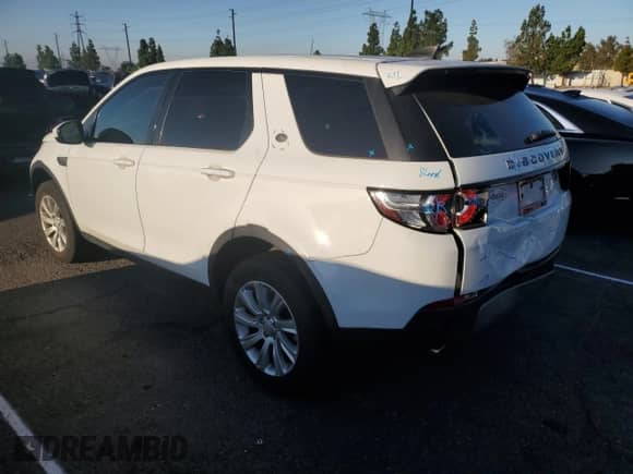 2019 Land Rover Discovery Sport SE with VIN SALCP2FX5KH791017, listed as a Copart auction lot 81774475 with 37,322 mi miles and Salvage title. Bid and sale history available at DreamBid. Image 2.