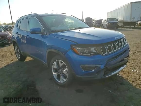 2021 Jeep Compass Limited with VIN 3C4NJDCB2MT533368, listed as a Copart auction lot 81395675 with 40,872 mi miles and Non repairable. Bid and sale history available at DreamBid. Image 14.