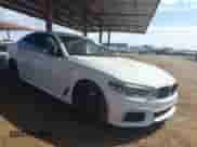 2019 BMW 5 Series M550i xDrive with VIN WBAJB9C54KB464651, listed as a IAAI auction lot 43411054 with 39,510 mi miles and . Bid and sale history available at DreamBid. Image 1.