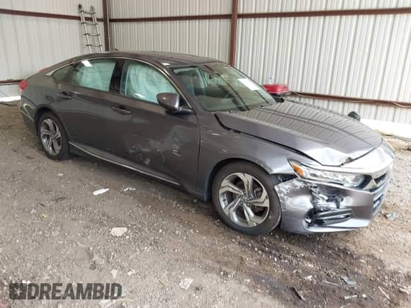 2019 Honda Accord EX-L с VIN 1HGCV1F52KA041445, выставлен на аукционе IAAI как лот 42760098 с пробегом 79 480 миль миль и . История ставок и продаж доступна на DreamBid. Изображение 1.