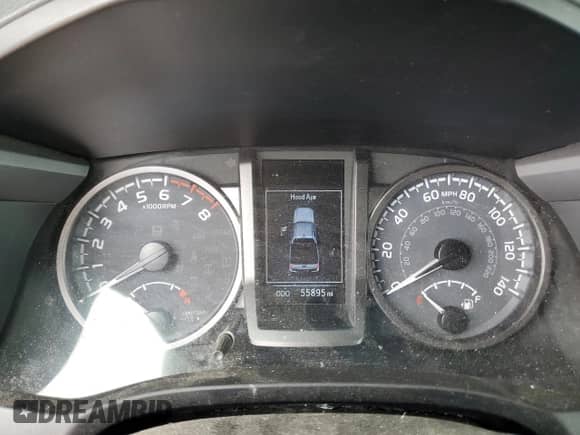 2022 Toyota Tacoma SR5 with VIN 3TMDZ5BN8NM127998, listed as a Copart auction lot 71539915 with 55,895 mi miles and Salvage title. Bid and sale history available at DreamBid. Image 9.