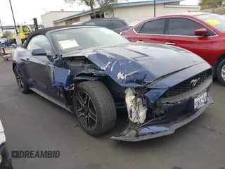 2020 Ford Mustang EcoBoost Premium with VIN 1FATP8UH5L5125449, listed as a IAAI auction lot 43256885 with 84,682 mi miles and . Bid and sale history available at DreamBid. Image 1.