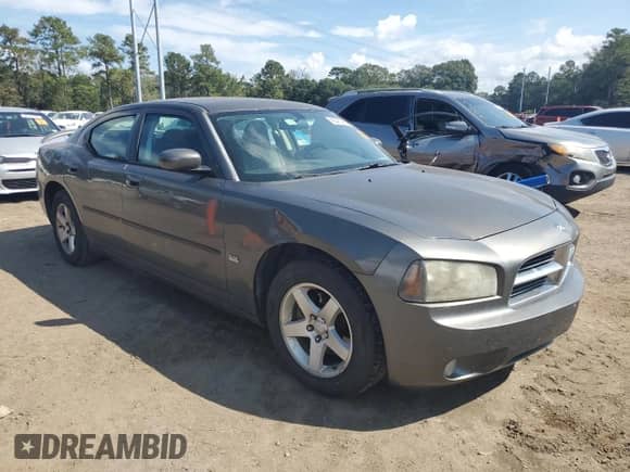2010 Dodge Charger SXT with VIN 2B3CA3CVXAH155835, listed as a Copart auction lot 85487915 with 255,837 mi miles and Salvage title. Bid and sale history available at DreamBid. Image 4.