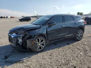 2020 Chevrolet Blazer Premier с VIN 3GNKBLRS4LS568619, выставлен на аукционе Copart как лот 68938235 с пробегом 70 560 миль миль и Списание • Salvage title. История ставок и продаж доступна на DreamBid. Изображение 1.