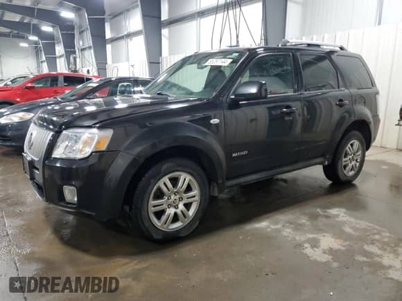 2008 Mercury Mariner Premier with VIN 4M2CU97158KJ36462, listed as a Copart auction lot 85297144 with 187,819 mi miles and Salvage title. Bid and sale history available at DreamBid. Image 1.