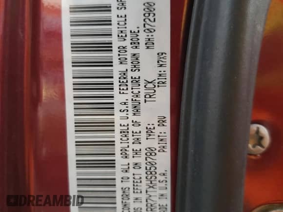2017 Ram 1500 Rebel z VIN 1C6RR7YTXHS850780, wystawiony jako Copart lot #63870785 z przebiegiem 91 040 mil mil oraz Szkoda całkowita • Salvage title. Historia ofert i sprzedaży dostępna na DreamBid. Obrazek 12.
