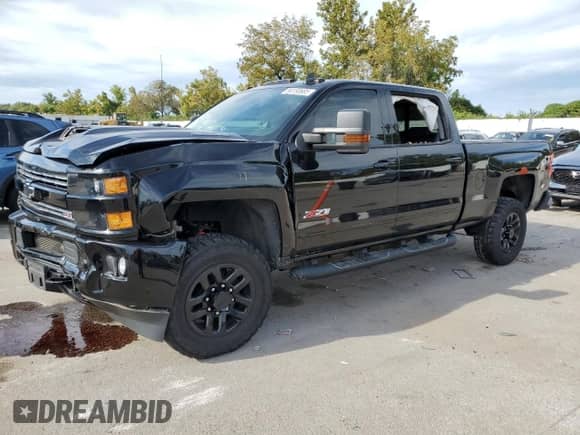 2019 Chevrolet Silverado 2500HD LTZ z VIN 1GC1KTEY5KF276415, wystawiony jako Copart lot #80150685 z przebiegiem 74 421 mil mil oraz Szkoda całkowita • Salvage title. Historia ofert i sprzedaży dostępna na DreamBid. Obrazek 1.