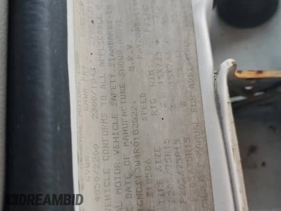 1994 Chevrolet Blazer с VIN 1GNCS13W4R0182822, выставлен на аукционе Copart как лот 64364725 с пробегом 130 925 миль миль и Списание • Salvage title. История ставок и продаж доступна на DreamBid. Изображение 13.