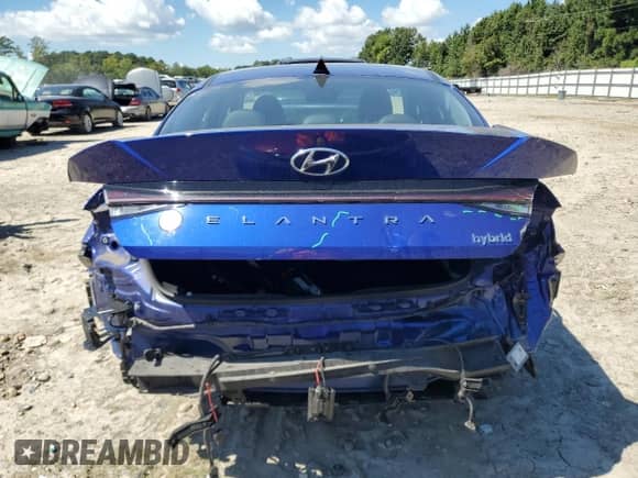 2021 Hyundai Elantra Limited with VIN KMHLN4AJ2MU010116, listed as a Copart auction lot 71209915 with 50,160 mi miles and Salvage title. Bid and sale history available at DreamBid. Image 6.