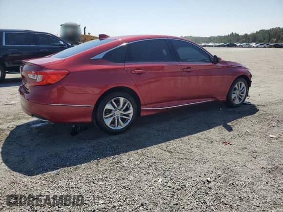 2018 Honda Accord EX-L with VIN 1HGCV1F56JA109938, listed as a Copart auction lot 81046825 with 55,639 mi miles and Salvage title. Bid and sale history available at DreamBid. Image 3.