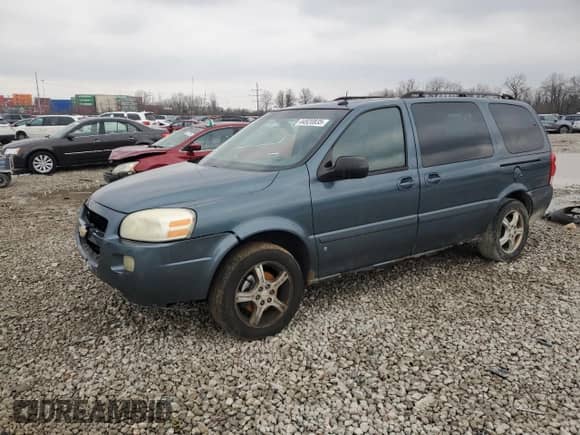 2006 Chevrolet Uplander 1LT z VIN 1GNDV33L36D135654, wystawiony jako Copart lot #44920835 z przebiegiem 279 020 mil mil oraz Szkoda całkowita • Salvage title. Historia ofert i sprzedaży dostępna na DreamBid. Obrazek 1.