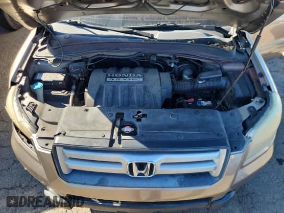 2006 Honda Pilot EX-L with VIN 2HKYF18616H525614, listed as a Copart auction lot 69956975 with 203,446 mi miles and Salvage title. Bid and sale history available at DreamBid. Image 12.