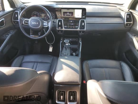 2023 Kia Sorento X-Line S with VIN 5XYRLDLC5PG205703, listed as a Copart auction lot 70218405 with 62,724 mi miles and Salvage title. Bid and sale history available at DreamBid. Image 8.