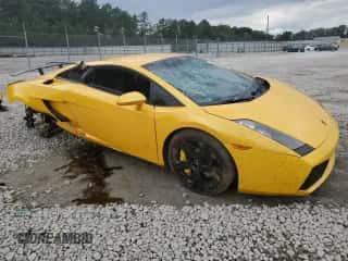 2004 Lamborghini Gallardo with VIN ZHWGU11SX4LA00563, listed as a Copart auction lot 73732524 with 51,762 mi miles and Salvage title. Bid and sale history available at DreamBid. Image 4.