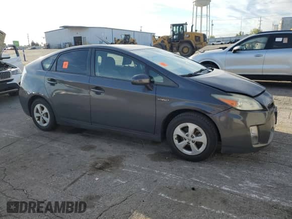 2011 Toyota Prius I with VIN JTDKN3DU3B1459884, listed as a Copart auction lot 81989405 with 131,250 mi miles and Clean title. Bid and sale history available at DreamBid. Image 4.