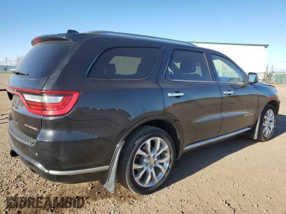 2016 Dodge Durango Citadel Anodized Platinum with VIN 1C4SDJET7GC315540, listed as a Copart auction lot 86078325 with 190,043 mi miles and Salvage title. Bid and sale history available at DreamBid. Image 3.