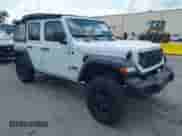 2024 Jeep Wrangler Sport S with VIN 1C4PJXDG9RW308614, listed as a IAAI auction lot 42026232 with 4,987 mi miles and . Bid and sale history available at DreamBid. Image 1.