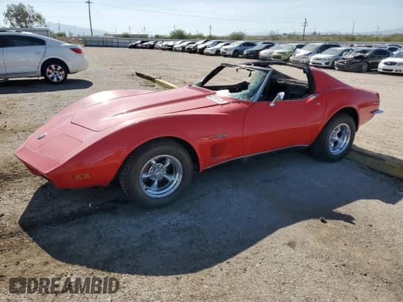 1973 Chevrolet Corvette с VIN 1Z37T3S409288, выставлен на аукционе Copart как лот 67981425 с пробегом Не указан миль и Списание • Salvage title. История ставок и продаж доступна на DreamBid. Изображение 1.