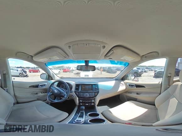 2016 Nissan Pathfinder SV z VIN 5N1AR2MM4GC645256, wystawiony jako Copart lot #70996475 z przebiegiem 165 614 mil mil oraz Szkoda całkowita • Salvage title. Historia ofert i sprzedaży dostępna na DreamBid. Obrazek 15.