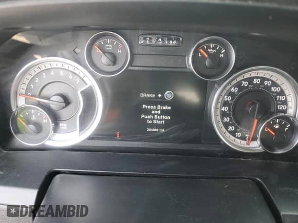 2014 Ram 1500 Sport with VIN 1C6RR7MT7ES299595, listed as a Copart auction lot 58943295 with 204,002 mi miles and Salvage title. Bid and sale history available at DreamBid. Image 9.