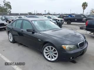 2006 BMW 7 Series 750i with VIN WBAHL83596DT01154, listed as a IAAI auction lot 42353117 with 129,771 mi miles and . Bid and sale history available at DreamBid. Image 1.
