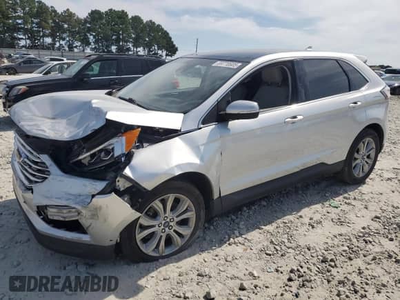 2019 Ford Edge Titanium with VIN 2FMPK4K9XKBC01932, listed as a Copart auction lot 69770605 with 93,420 mi miles and Salvage title. Bid and sale history available at DreamBid. Image 1.