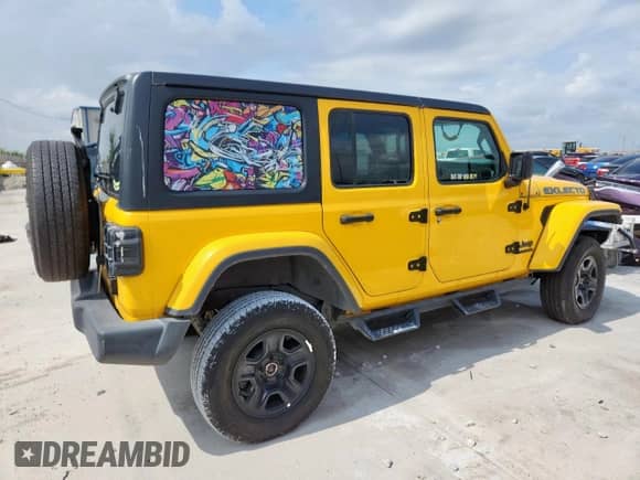 2021 Jeep Wrangler Unlimited Sport S с VIN 1C4HJXDN2MW720806, выставлен на аукционе Copart как лот 64544025 с пробегом 30 793 миль миль и Списание • Salvage title. История ставок и продаж доступна на DreamBid. Изображение 3.