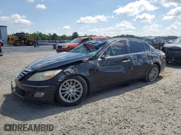 2009 Hyundai Genesis with VIN KMHGC46E29U061867, listed as a Copart auction lot 63225285 with 315,389 mi miles and Salvage title. Bid and sale history available at DreamBid. Image 1.