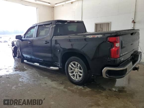 2022 Chevrolet Silverado 1500 LT with VIN 1GCPDDEKXNZ628378, listed as a Copart auction lot 59715305 with 35,817 mi miles and Salvage title. Bid and sale history available at DreamBid. Image 2.