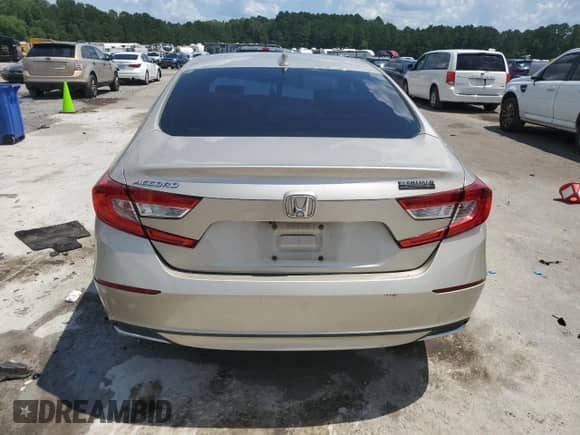 2018 Honda Accord EX-L with VIN 1HGCV1F69JA016906, listed as a Copart auction lot 62182115 with Not provided miles and Salvage title. Bid and sale history available at DreamBid. Image 6.