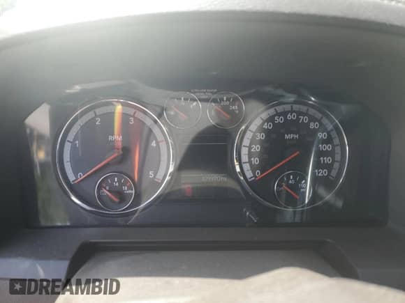 2010 Dodge 3500 Laramie with VIN 3D73Y3HL1AG172837, listed as a Copart auction lot 57646695 with 109,970 mi miles and Salvage title. Bid and sale history available at DreamBid. Image 8.