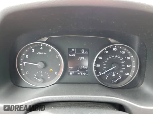 2017 Hyundai Elantra SE with VIN KMHD74LFXHU329857, listed as a Copart auction lot 81839435 with 147,542 mi miles and Salvage title. Bid and sale history available at DreamBid. Image 9.