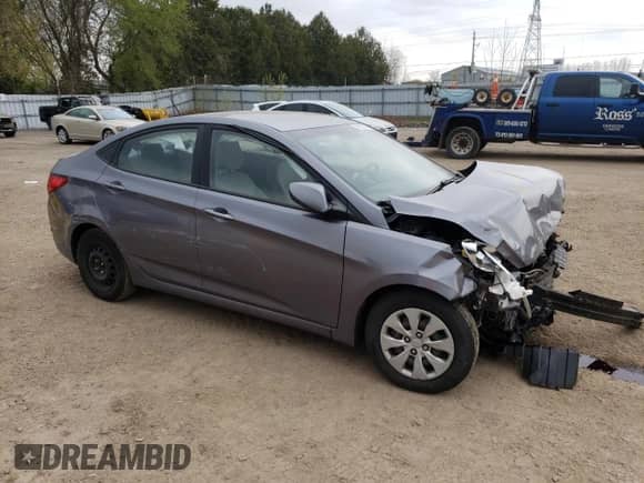 2016 Hyundai Accent SE с VIN KMHCT4AE9GU055566, выставлен на аукционе Copart как лот 53802715 с пробегом 125 151 миль миль и Списание • Salvage title. История ставок и продаж доступна на DreamBid. Изображение 4.