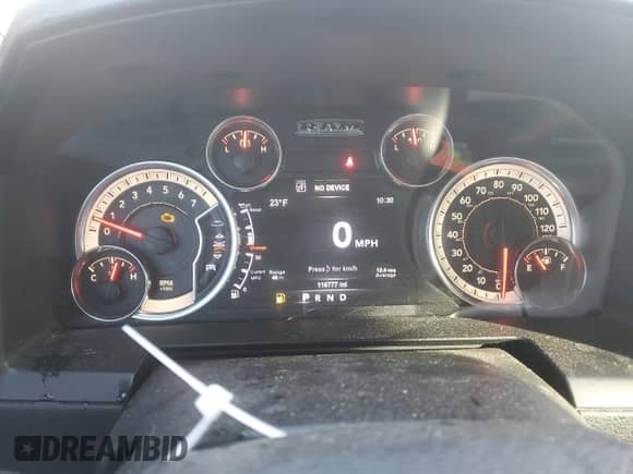 2017 Ram 1500 Laramie with VIN 1C6RR7VT6HS638222, listed as a Copart auction lot 89175515 with 116,777 mi miles and Salvage title. Bid and sale history available at DreamBid. Image 9.