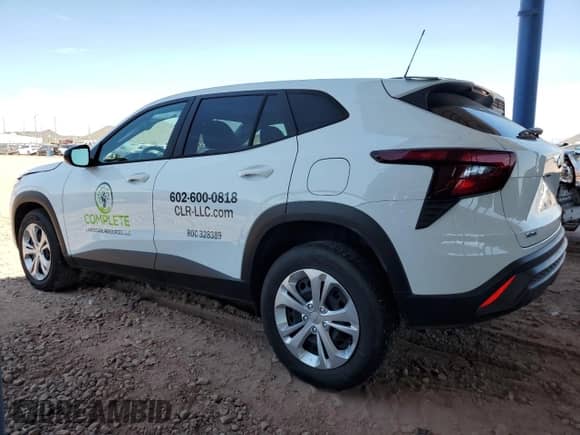 2024 Chevrolet Trax LS z VIN KL77LFE21RC186157, wystawiony jako Copart lot #67847245 z przebiegiem 26 789 mil mil oraz Szkoda całkowita • Salvage title. Historia ofert i sprzedaży dostępna na DreamBid. Obrazek 2.